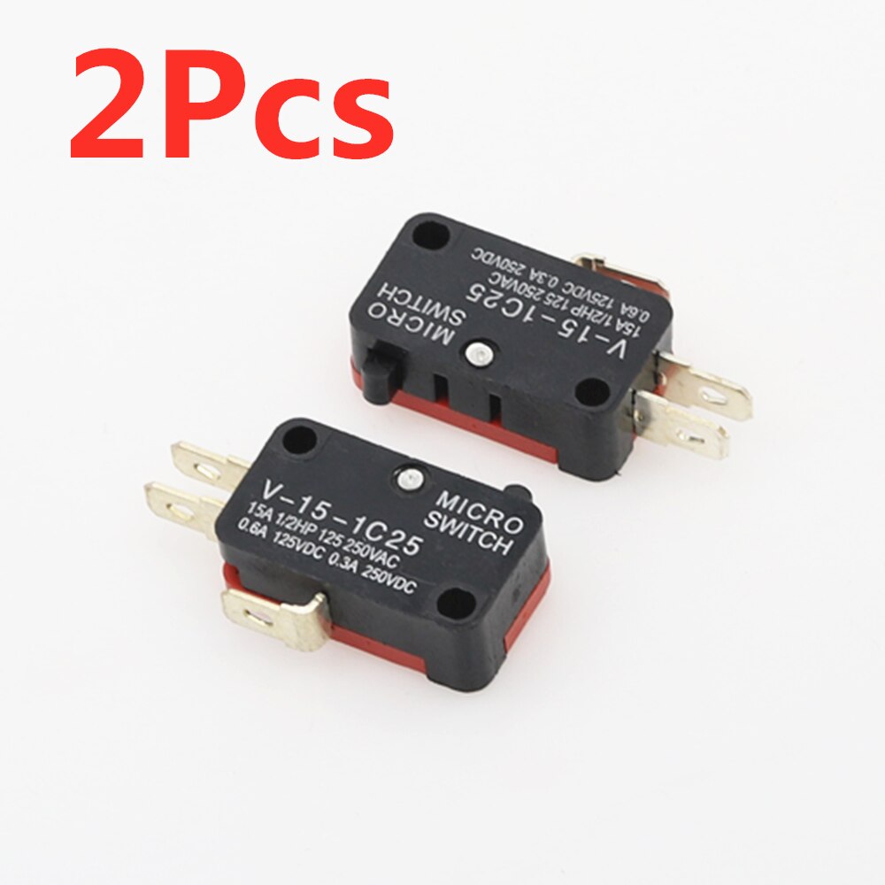 FS-1 Momentary Plastic Anti-skid Foot Switch 10A/250VAC NO+NC Electric Power Foot Pedal Switch: V-15-1V25 2PCS