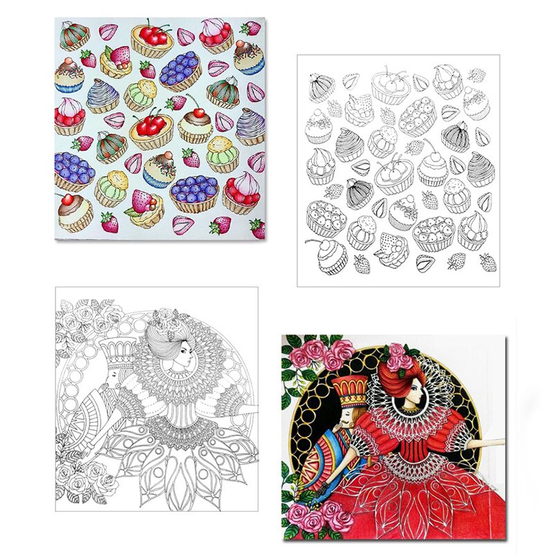 Varios estilos de juguetes para aliviar el estrés para niños y adultos, arte en Mandalas, pintura, dibujo, Jardín Secreto, libros para colorear a la hora de matar