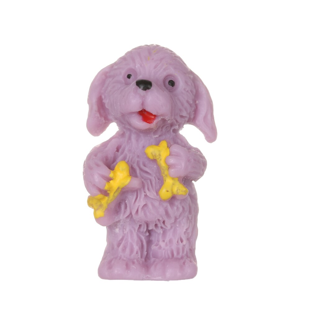 Dollhouse Decoration Fairy Garden Puppy Figurines Cute Teddy Mini Cartoon Dogs Toy Resin Miniature Animal For Children Toys