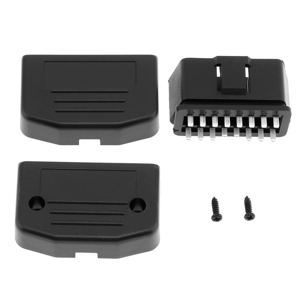 1 PCs Diagnostic plug connector OBD2 16-pin (male), connector, adapter, OBD-II socket, OBD2 connector, OBD2 housing, OBD2 plug