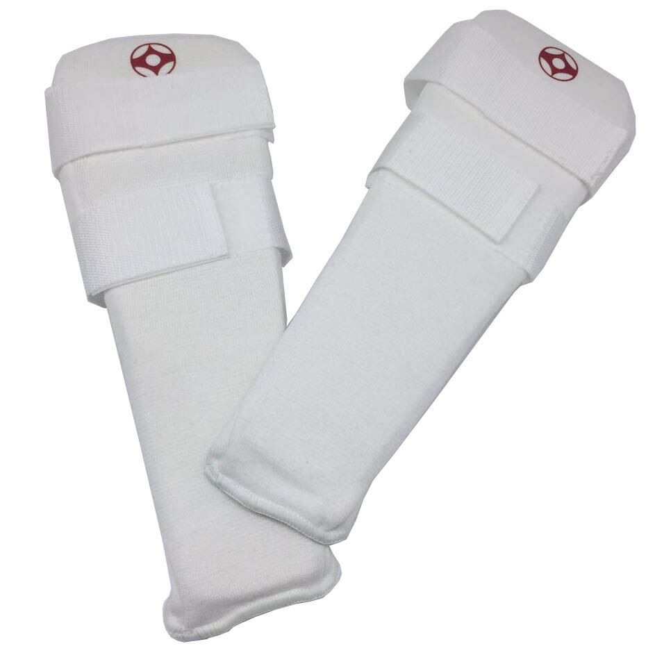 Kyokushinkai Karate Leg Foot Protection Kyokushin Shin Instep Guards Kick Boxing Taekwondo Shank Protectors