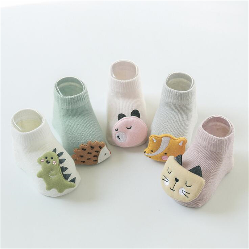 Baby Socks Cartoon Animal Newborn Cotton Socks Anti Slip Floor Socks Autumn Winter Socks for Children Baby Boy Girl Infant Socks