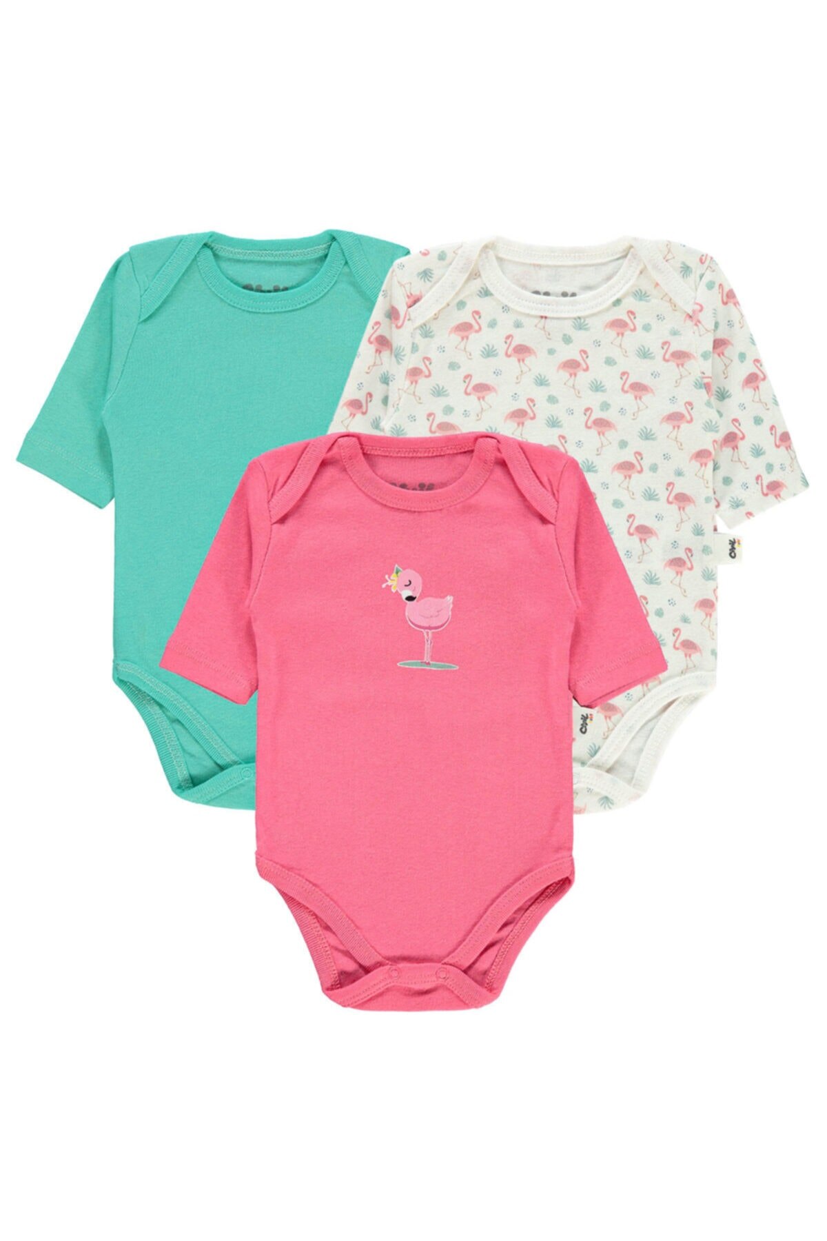 3 Stuks Baby Meisje Ecru Met Drukknoop Pasgeboren Baby Bodysuit 0-3 Maanden Wit Kleding Ondergoed Nachtkleding