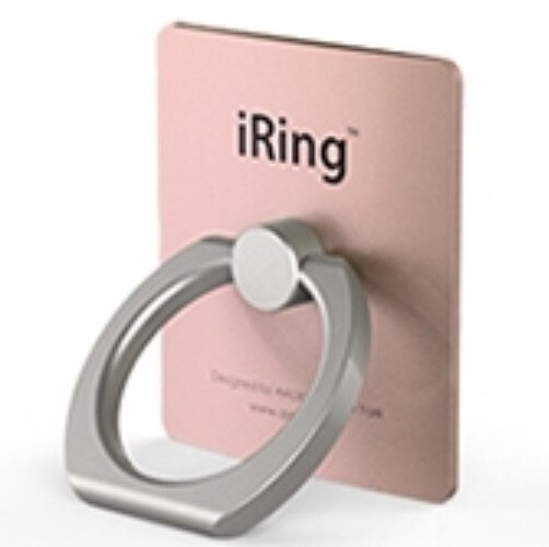 Iring Roterende Ring Standhouder Finger Ring Grip Houder Beugel Stand Accessoires Voor Iphone Samsung Huawei Xiaomi Ipad Tablet: Rose Gold