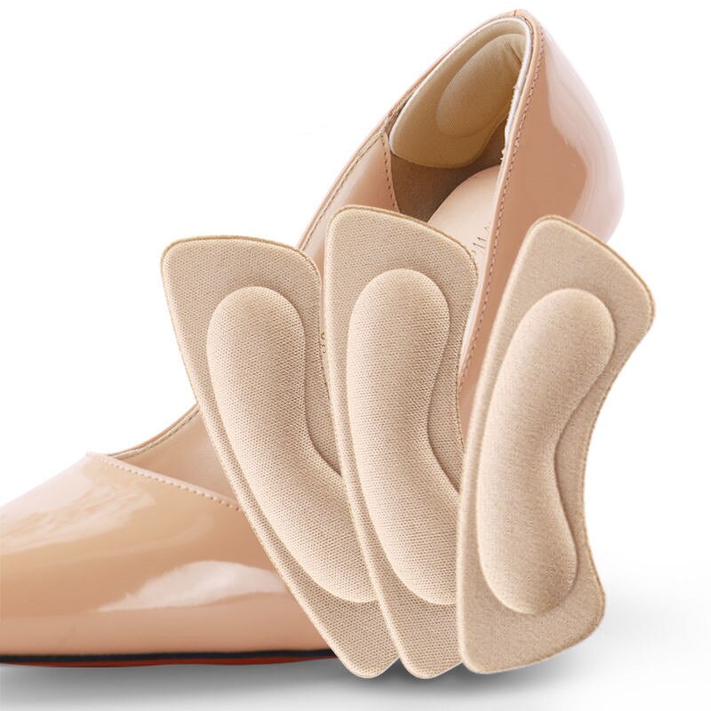 Semelles adhésives Anti-usure, 2 pièces, coussinets de talon, soulagement de la douleur, Patch autocollant, taille ajustable, chaussures, insérer la semelle intérieure, soins des pieds