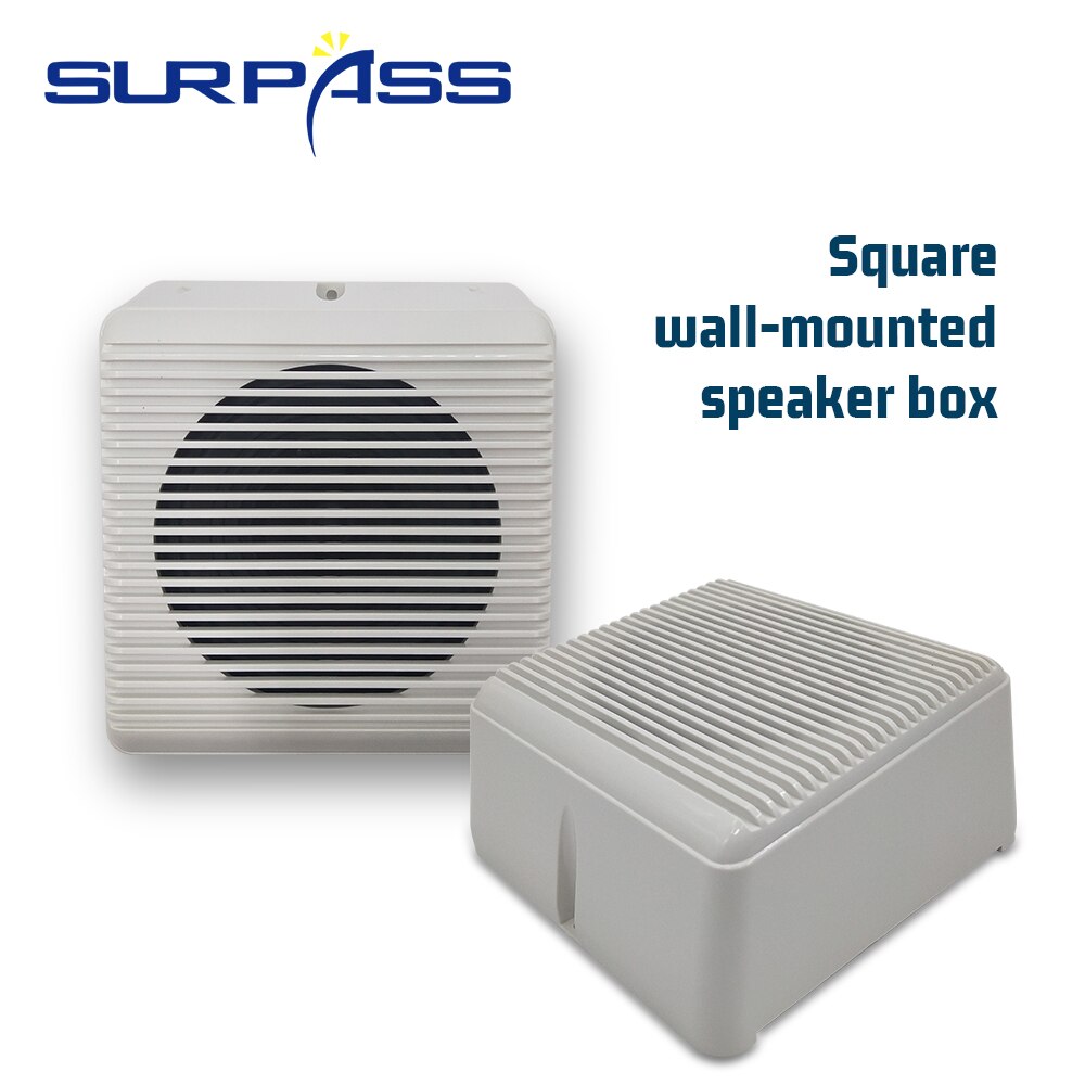 Outdoor Waterproof Mini Wall Mount Speakers Sound Box Public Broadcasting Home Music System PA Sound Stereo Surround Speakers