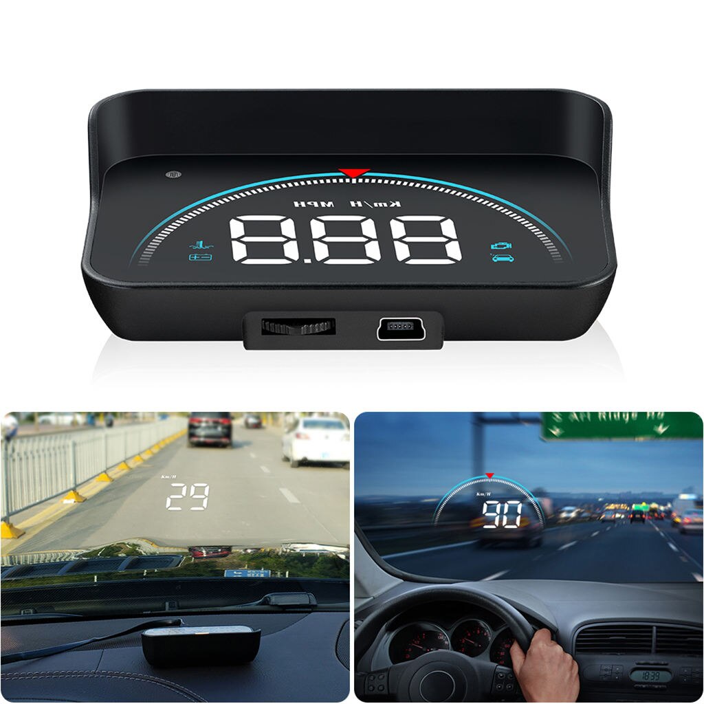 Auto-Styling Hud Head Up Display Auto Projector Km/H Mph 3.5x2.1x1inch