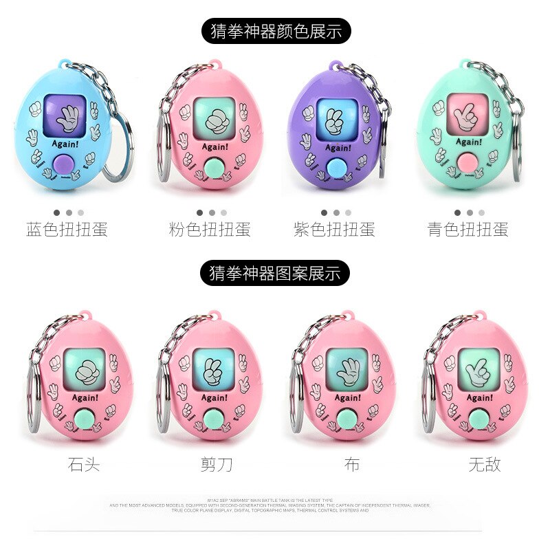 2pcs Novelty speelgoed cartoon creatieve saai rock-papier-schaar guess vuist gezicht twist speelgoed exotische cartoon pop rapport prank