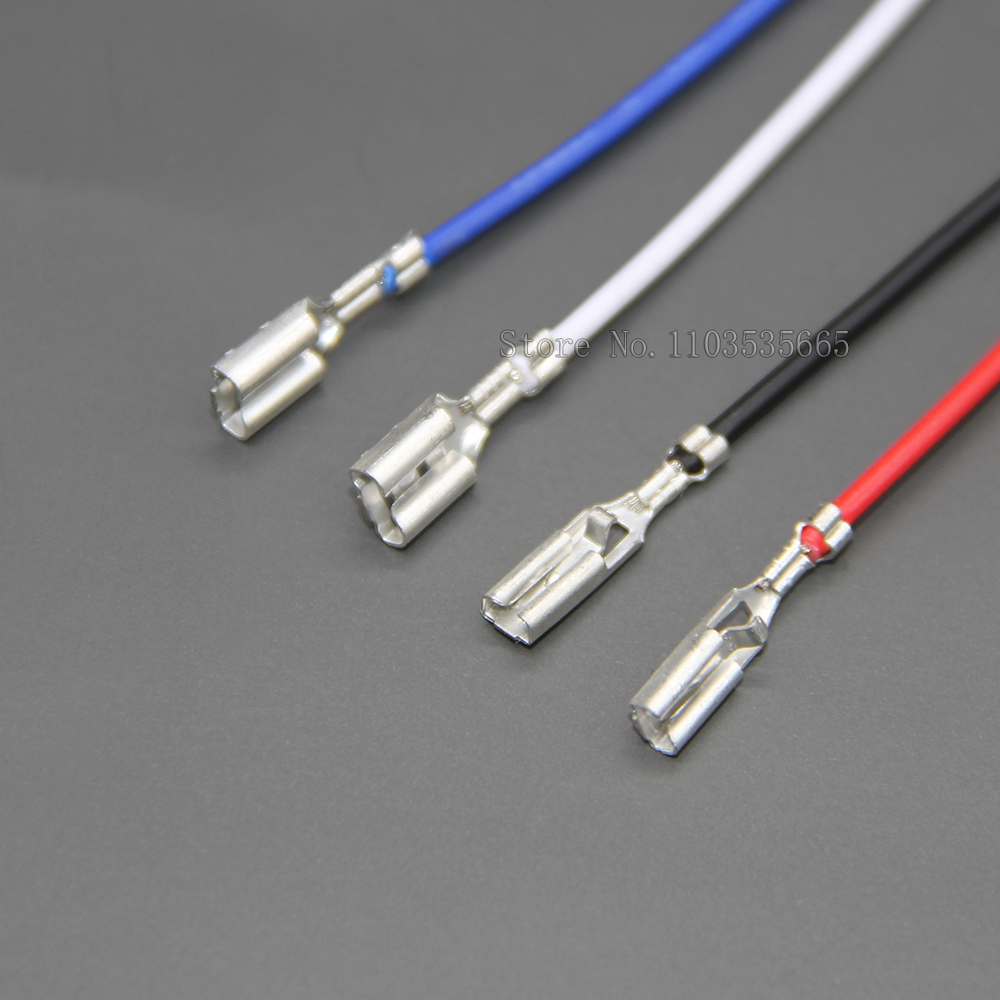 10 stk. arkadespil trykknap 2- bens kabel dupont-knapkabel happ-stil sanwa-switchledninger til jamma arkade usb-encoderledning