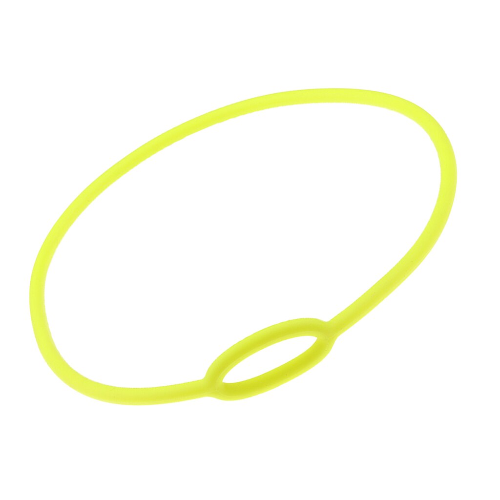 Siliconen Regulator Ketting Duik Siliconen Scuba Ketting 65Cm Bungee Water Sport Outdoor Recreatie Duiken Accessoires: Yellow 72cm