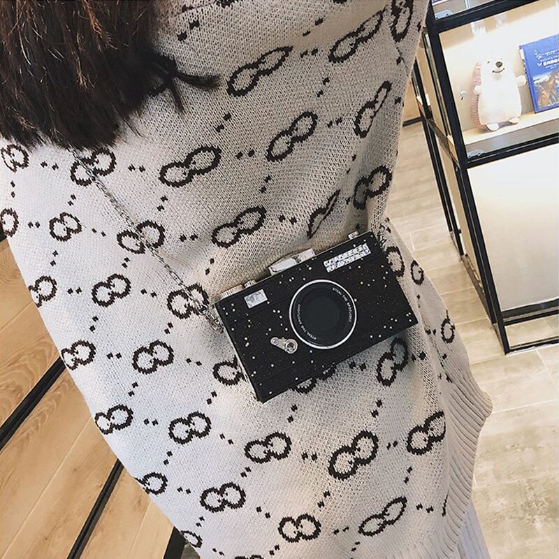 diamond purses crystal women clutch bag ladies clutch evening camera shape bag