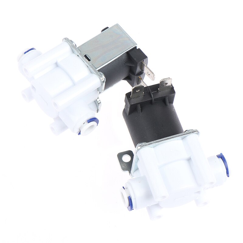 12V Solenoid Valve Normal Closed 1/4" Hose Pipe Quick Conntection RO Water