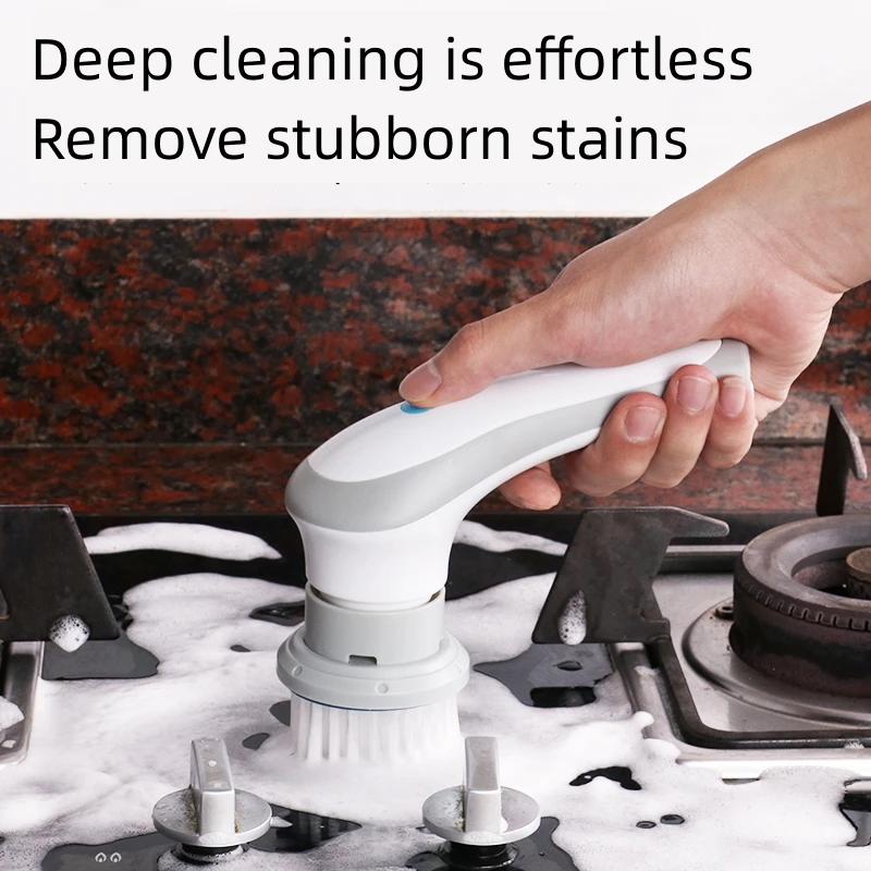 XIMEIJIE elektrische reinigingsborstel keukenreiniger huishoudelijke afwasborstel multifunctionele draadloze reinigingsborstel binnengereedschap