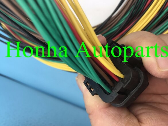 1 Pcs Kabelboom Motec/Haltech Ecu 34 Pin Vrouwelijke Connector Dta S60 & S80 Kabelboom met Draad Of Zonder Draad