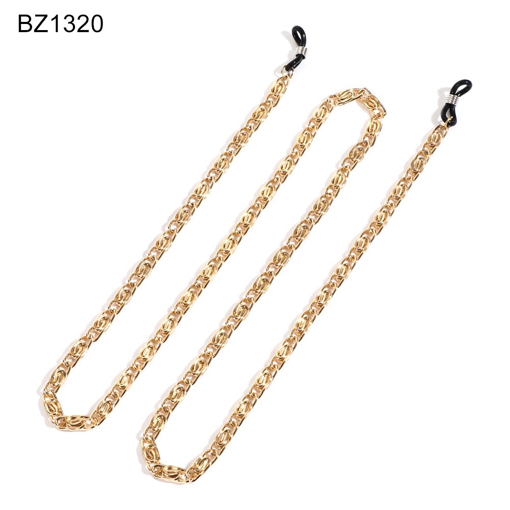 Pearls Sunglasses Chains for Women Metal Charms Eyeglasses Lanyard Necklace Glasses Holder Strap Cord Eyewear Retainer: BZ1320
