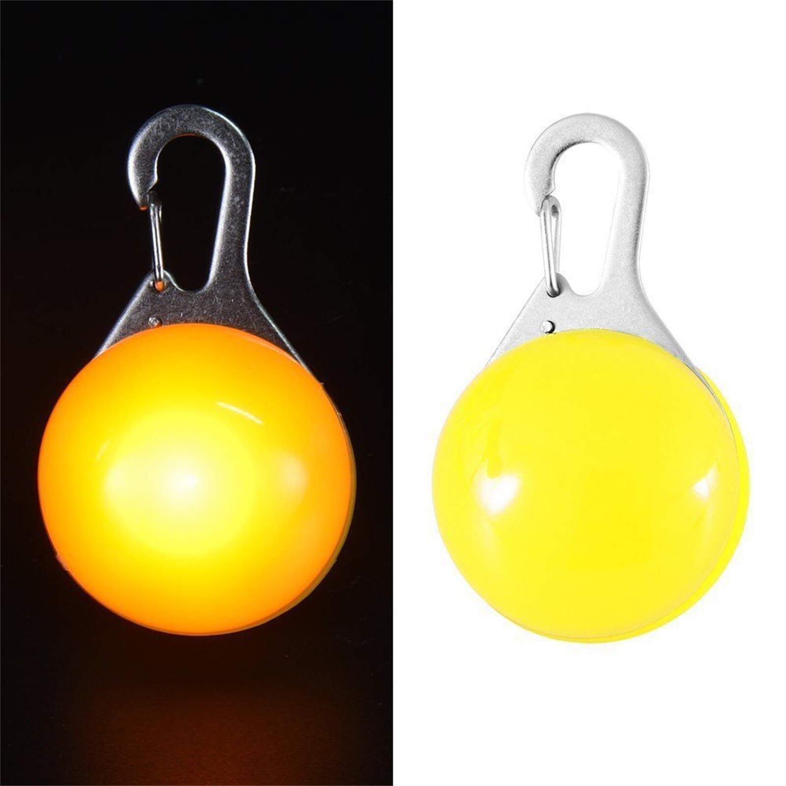 Collier lumineux à LED pour chat, pendentif lumineux, décoration, ornement, accessoires pour petits animaux de compagnie, chaton, sécurité nocturne: Yellow