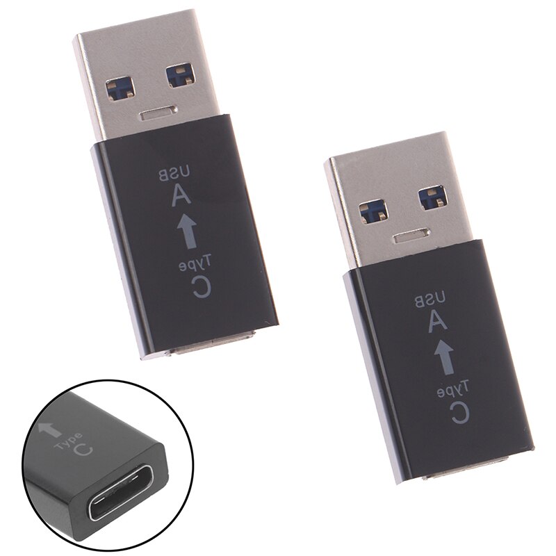 USB-C Type C Female Naar Type A Usb 3.0 Male Converter Connector Adapter Oplader Plug