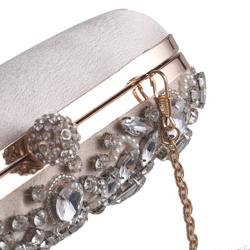 Bling Strass Clutch Damen – Funkelnde Diamant-Abendtasche Mit Abnehmbarer Kette Für Hochzeiten & Partys