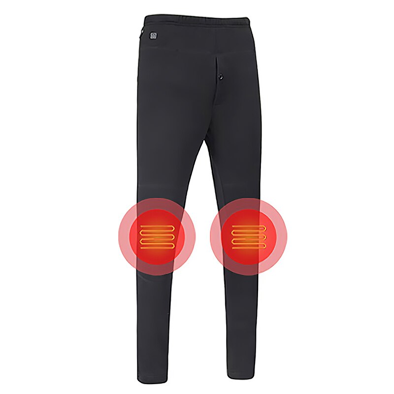 Pantalones de invierno cálidos e inteligentes para senderismo, calzas térmicas con calefacción por infrarrojos lejanos, a prueba de viento, eléctricas, con recarga USB, para esquiar