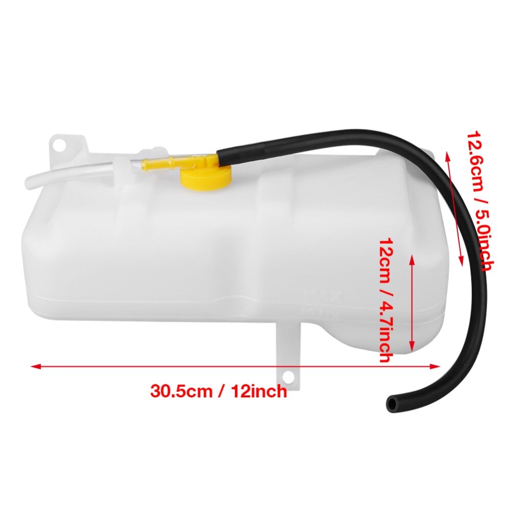 Refrigerante radiador desbordamiento botella tanque de doble tubo para Nissan Patrol GQ 88-97 Ford Maverick 88-94 17931-NI020DO
