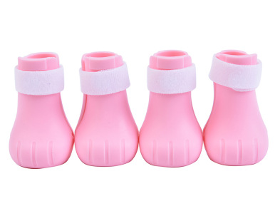 Gants de protection des pattes de chat, anti-rayures, coupe des ongles, lavage des morsures de chat, Set de pieds, bottes, fournitures de bain pour animaux de compagnie, 4 pièces: girl powder