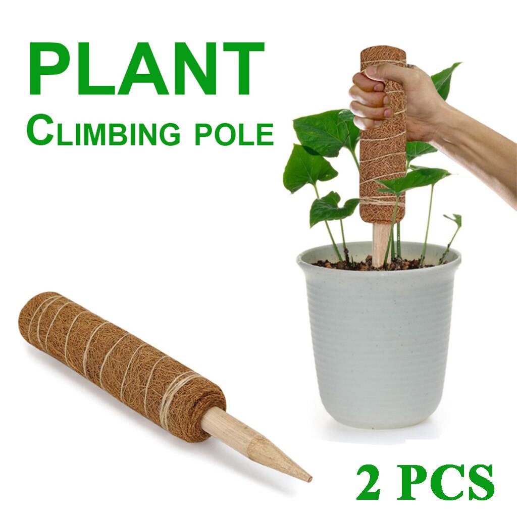 40Cm Plant Ondersteuning Kokos Moss Totem Pole Kokosnoot Sticks Tuin Accessoires Planten Klimmen Fram: B