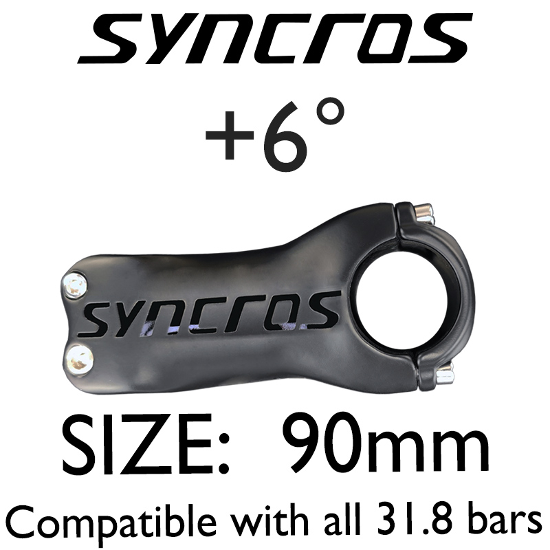 Mostek rowerowy Syncros ultra światło z włókna węglowego robić rowerów MTB, kąt 6/17 stopni, 70/80/90/110/120 mm, części robić rowerów górskich i szosowych: Czerwony