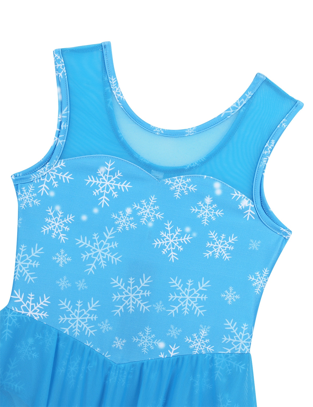 Toddler Ballet Leotard Blue Snowflake Leotards for Girls Gymnastics Suit Ballerina Dance Dress Kids Child Clothes