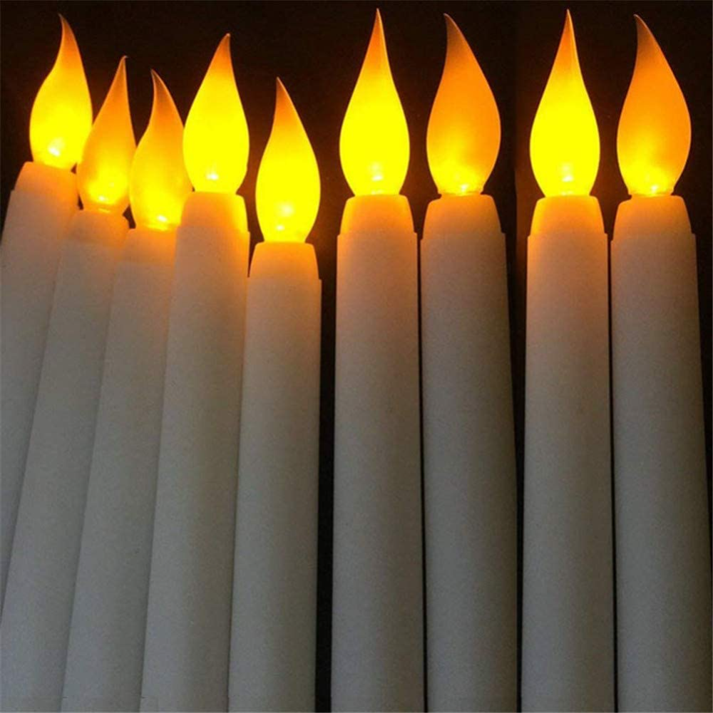 3/1 pièces LED bougies sans flamme alimenté par batterie lampes chauffe-plat électroniques pour la maison mariage fête d'anniversaire décoration éclairage