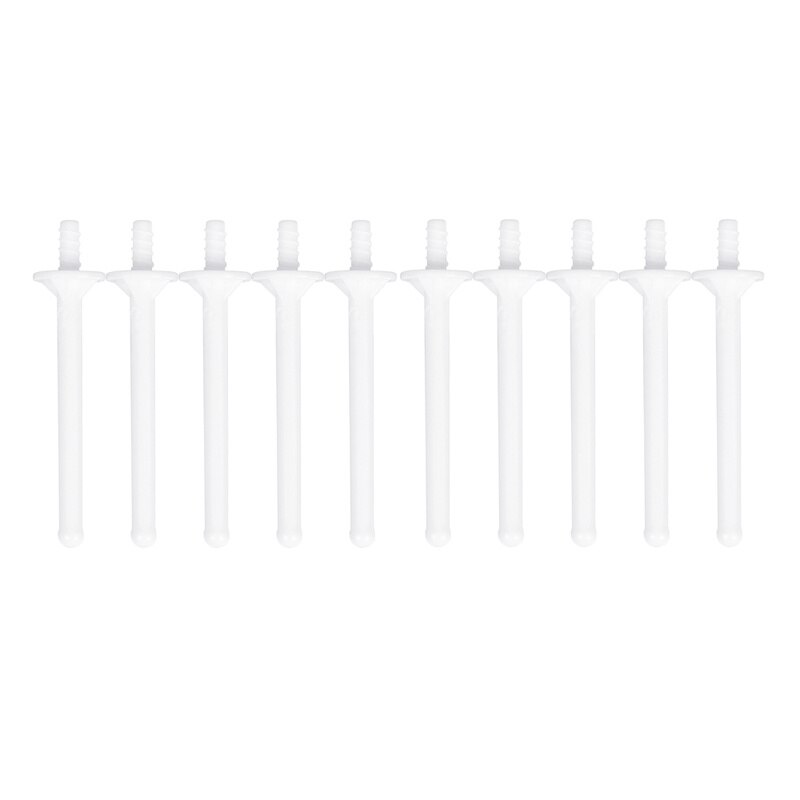 Wax Stok Plastic Multi-Functionele Uitstrijkje Neus Ontharing Gereedschap Waxen Hout Sticks Houten Professionele Ontharing Accessoires: 10PCS
