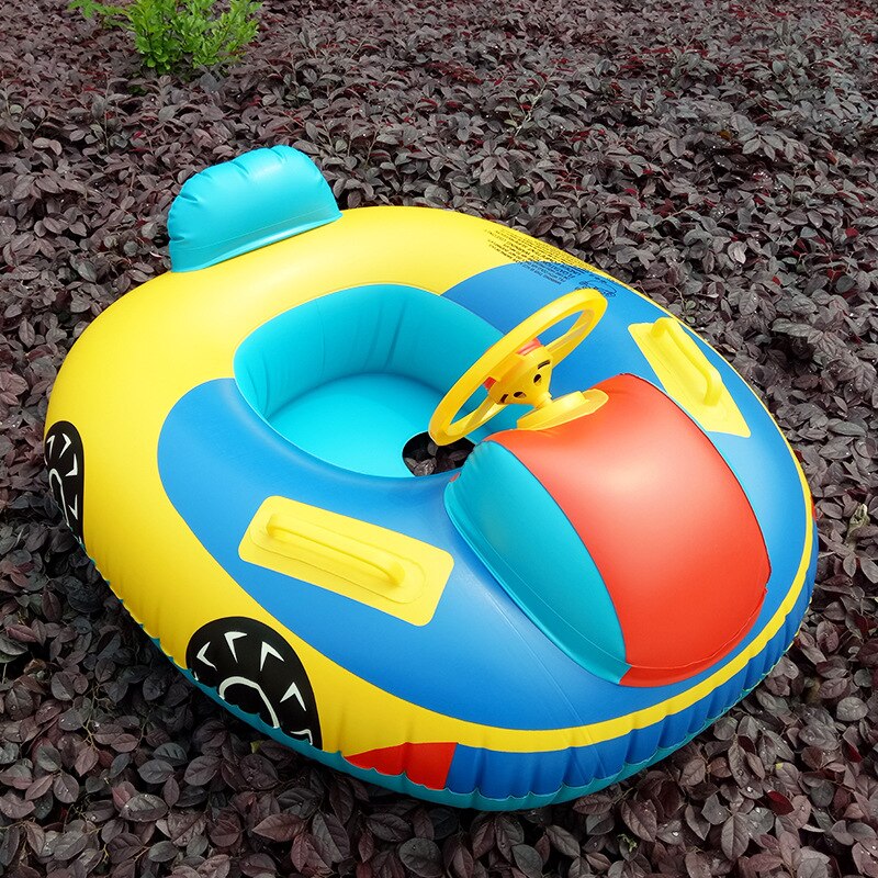 Cartoon Zomer Kinderen Zwemmen Seat Zuigeling Babyzitje Opblaasbare Auto Rit Boot Boei Seat Ring Speelgoed Outdoor Activiteiten Donut