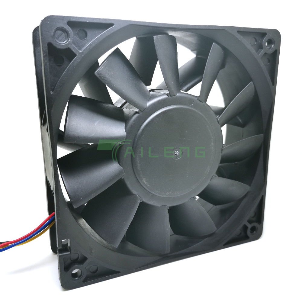 Blæser 120mm bedste ffb 1212 ehe 120 x 120 x 38mm super stor volumen 3a vold 200 cfm køleblæser til delta