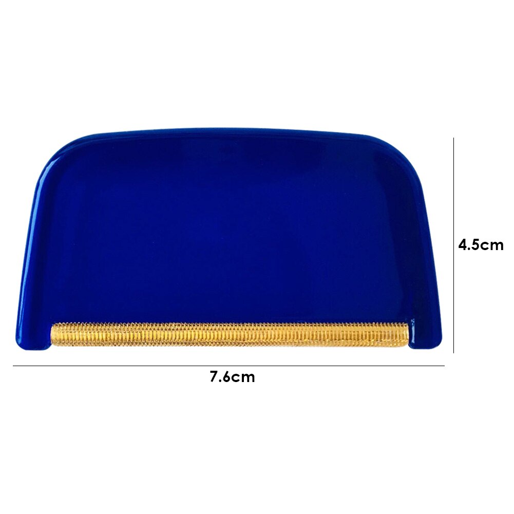 Lint Remover Afstoffen Statische Borstel Kleren Borstel Anti-Statische Wol Lint Stof Kleverige Verwijderen Huisdier Bont Cleaning borstels: Blauw