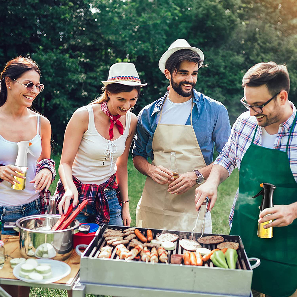 2 stuks oliespuit voor koken, verbeterde olijfolie spuitfles spuitdispenser voor luchtfriteuse, salade, bakken, frituren, barbecuegereedschap
