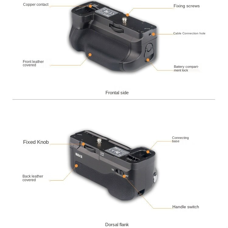 Meike MK-A6300 Camera Battery Grip Photography A6300/a6000 Mirrorless Camera Battery Grip Photography Camera Grip