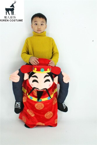 Advertising God of Fortune Mascot Costume Cosplay Suits Adults Party Game Fancy Dress Outfit Carnival Halloween Easter Clothing