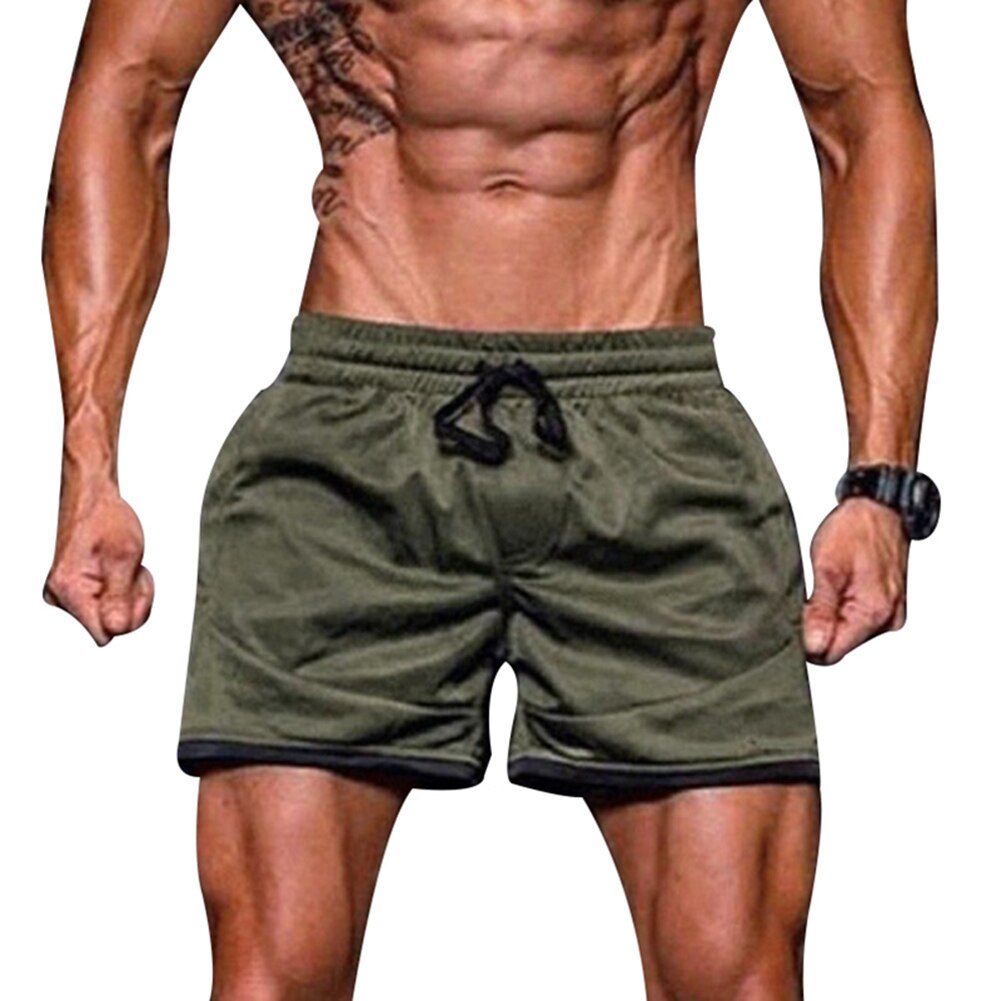 Men Beach Shorts Breathable Fast Dry Fitness Slim Fit Shorts for Summer HB88: 04 / XL