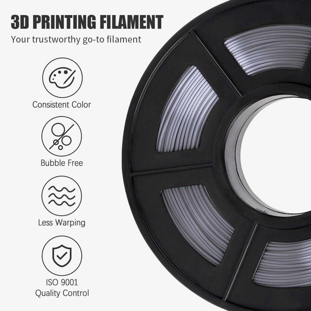 3d printing 3D FDM Printer Filament Silk 1.75mm 1KG PLA Silky Rich Luster Metal Gold Copper Plastic Filament Materials
