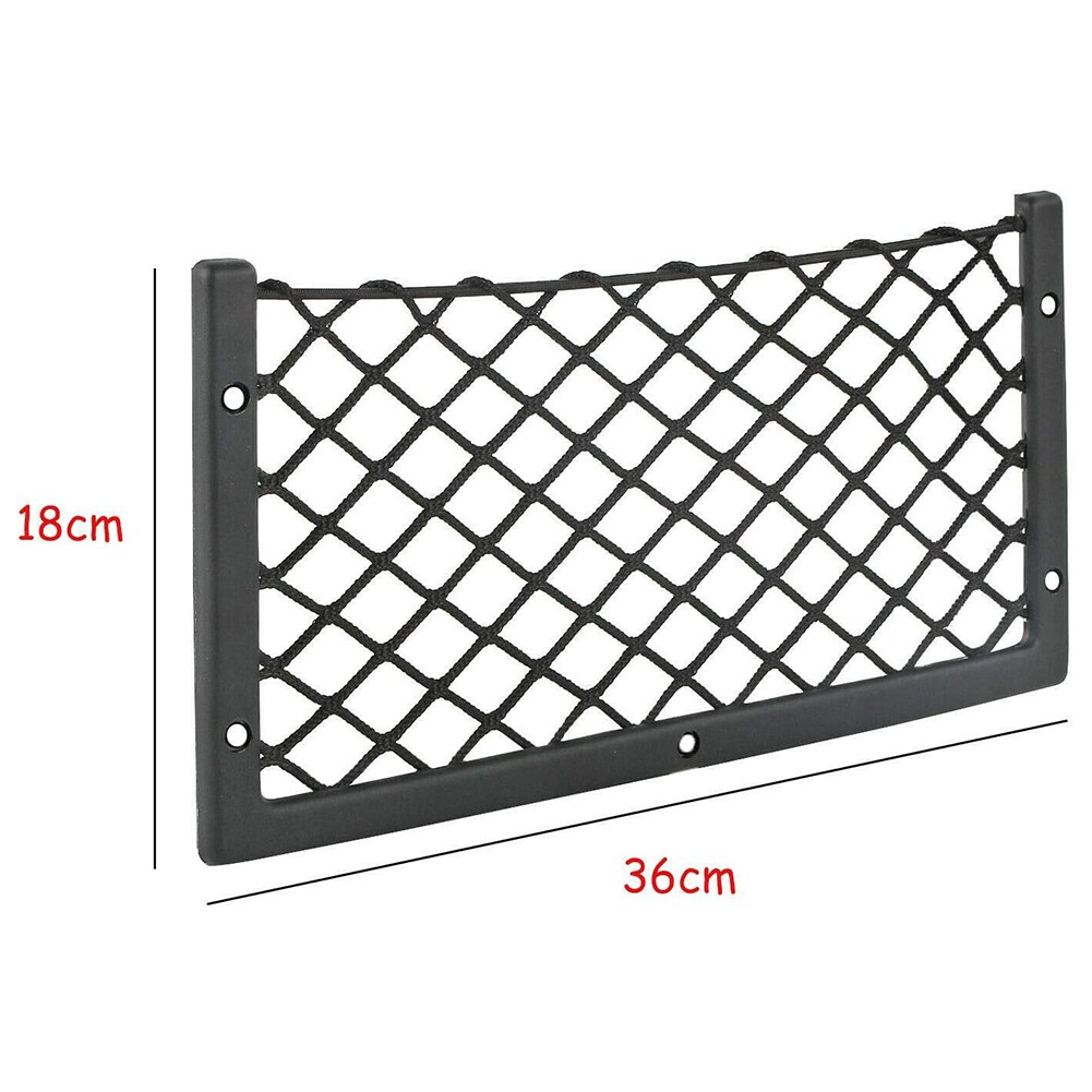 3pcs 38x16cm Car Bus Net Pocket Seat Back Organizer Mobile Phone Debris Storage Bag Universal Auto Accessories Stowing Tidying