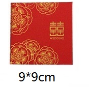 10Pcs Chinese Stijl Rode Envelop Senior Bruiloft Rode Envelop Creatieve Hongbao Rode Envelop Rode Zak Bruiloft Zegen Pakket: I