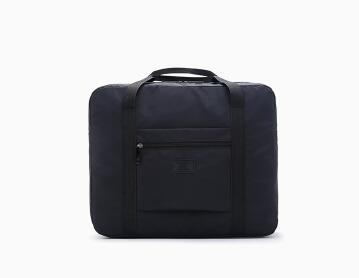 Sacchetto di Nylon impermeabile Donne Borsa Da Viaggio Pieghevole Bagaglio di Grande Capacità Week-End Travelbags Organizzatore Cubetti di Imballaggio Unisex T700: black