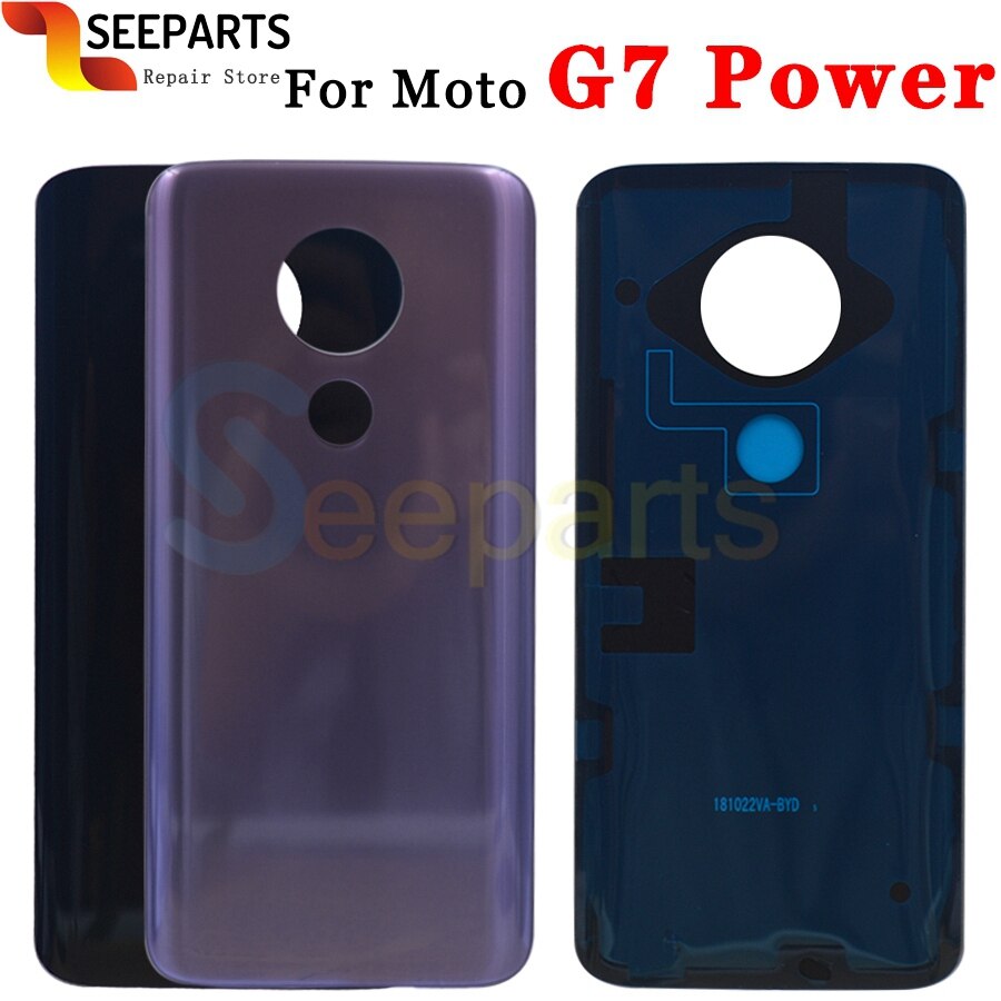 For Moto G7 Back Battery Cover Rear Door Panel G7 Plus Housing G7 Play Case Replacement Part For Motorola G7 Power Battery Cover