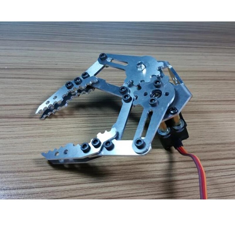 Arm Houder Aluminium Grijper Hand Metalen Robot Klauw Met MG996r Servo Voor Arduino Diy Project Stem Speelgoed Delen