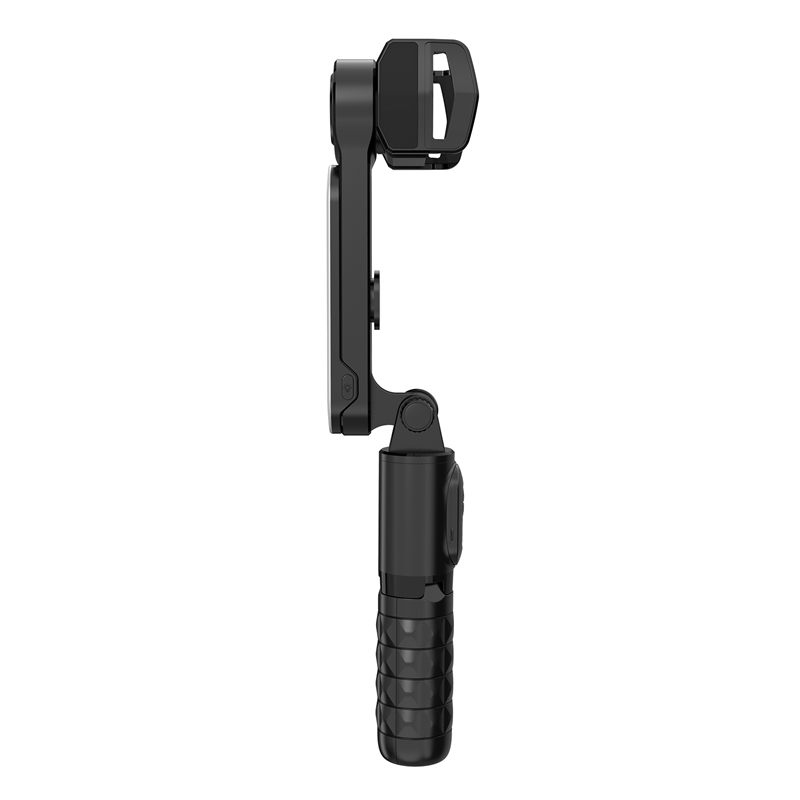 Kabelloser bluetooth-selfie-stick-stabilisator, faltbares mini-stativ mit abnehmbarem aufhelllicht für ios und android: Default Title