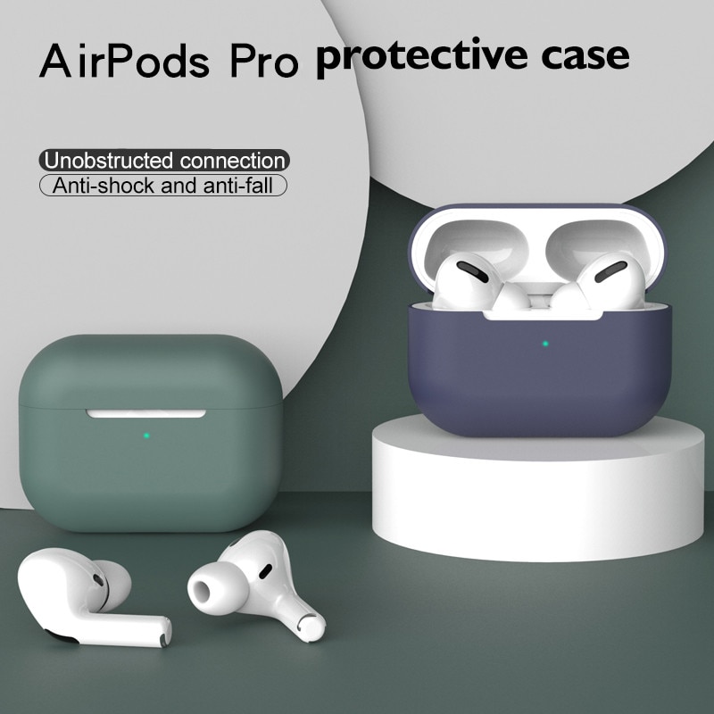 Silicone CoverFor Apple Airpods Pro Case Bluetooth Sticker Case For Airpod 3 For Air Pods Pro Earphone Accessories Skin Funda