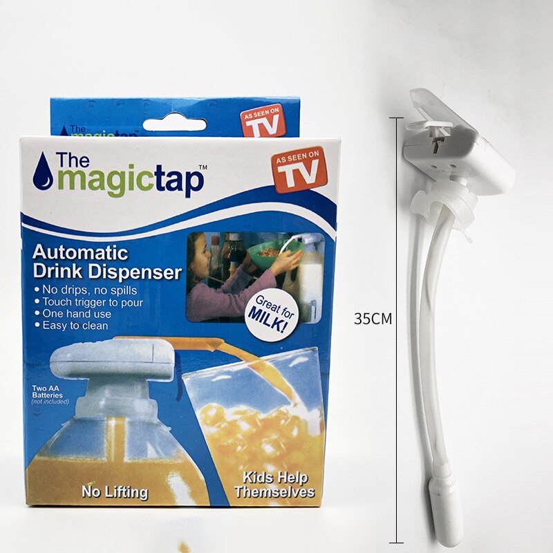 The Magic tap Automatic Drink Dispenser Magic Tap Electric Water Milk Beverage Dispenser Fountain Spill Proof Beverage machine: box
