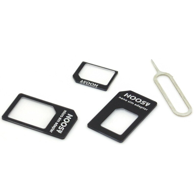 Cherie Universal 4 in 1 Sim Card Adapter Transformation 4 Sim Card Connector To Micro Standard For iPhone Samsung Xiaomi Huawei