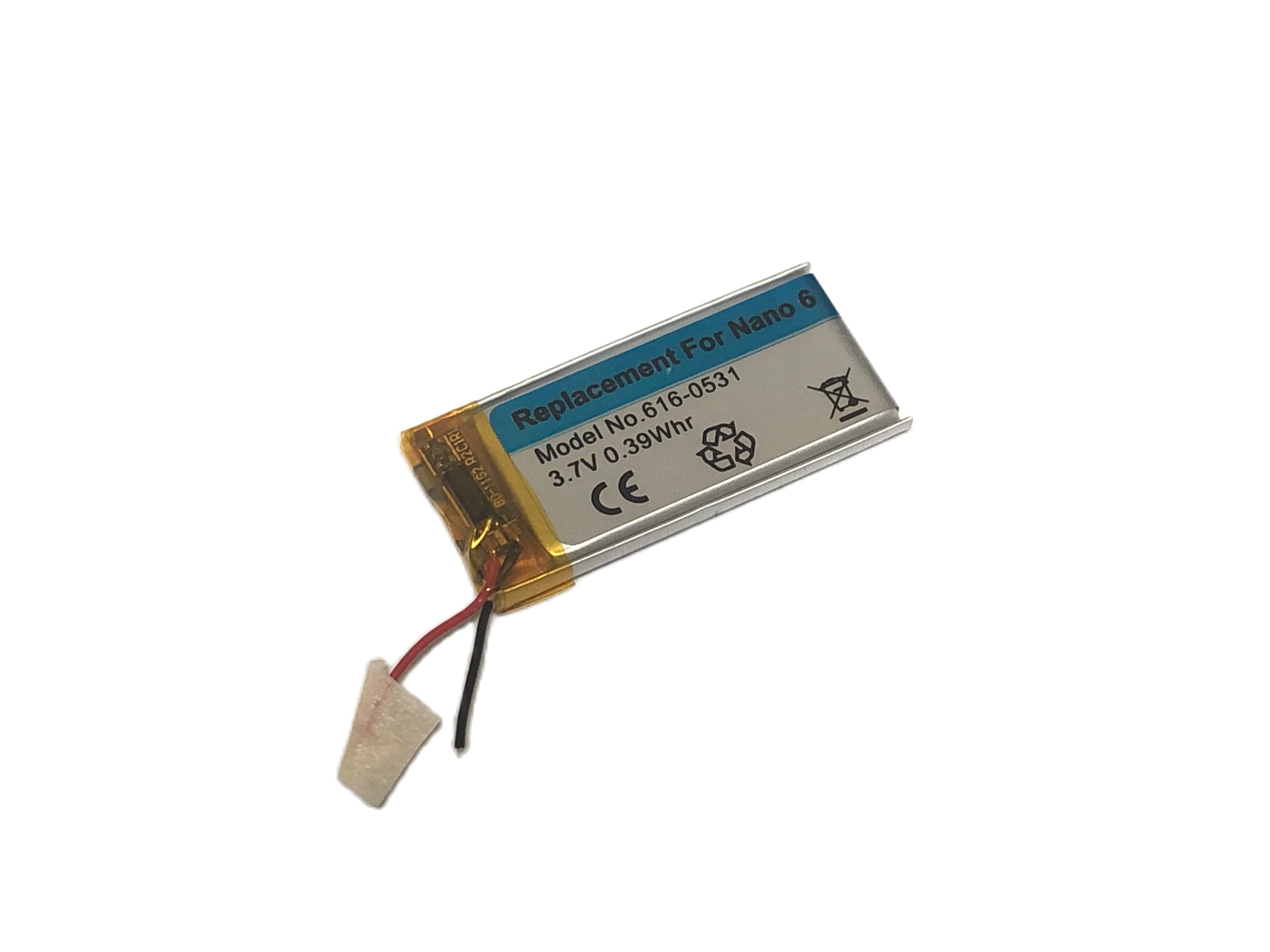 Brand Replacement Battery For Ipod Nano 6 6th Generation 616-0531 Battery+Tool Kit