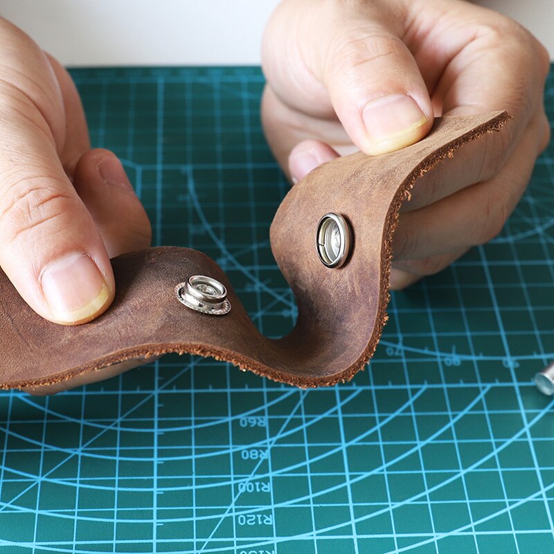 6 sets of a package Metal Snap fastener buttons Rivet Clasp Install Tool Mounting Snap Fasteners Press Studs Rivet Setter Base