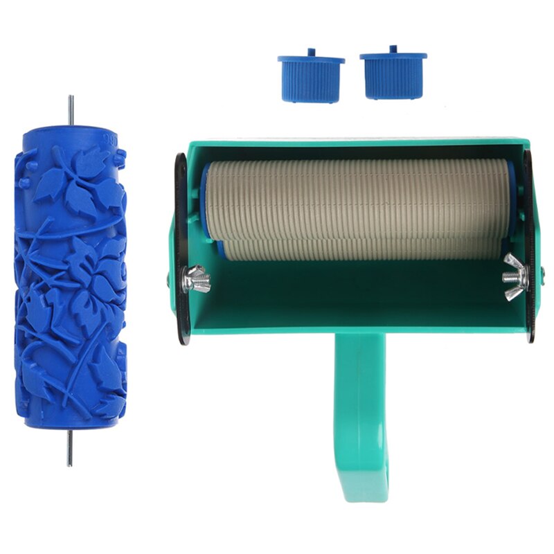 5 inch monochrome muurdecoratie verfcoating machine roller borstel gereedschap 3d patroon behang decoratie verf gereedschap plus 5 i